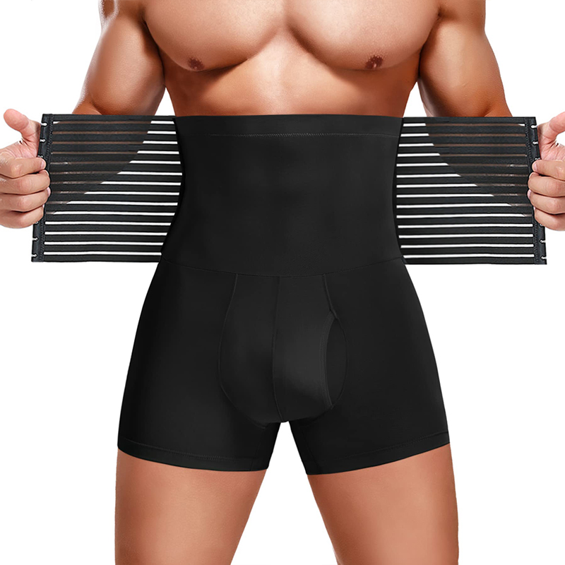 Boxer Shorts Modal - Men Tummy Control Underpants Waist Trainer