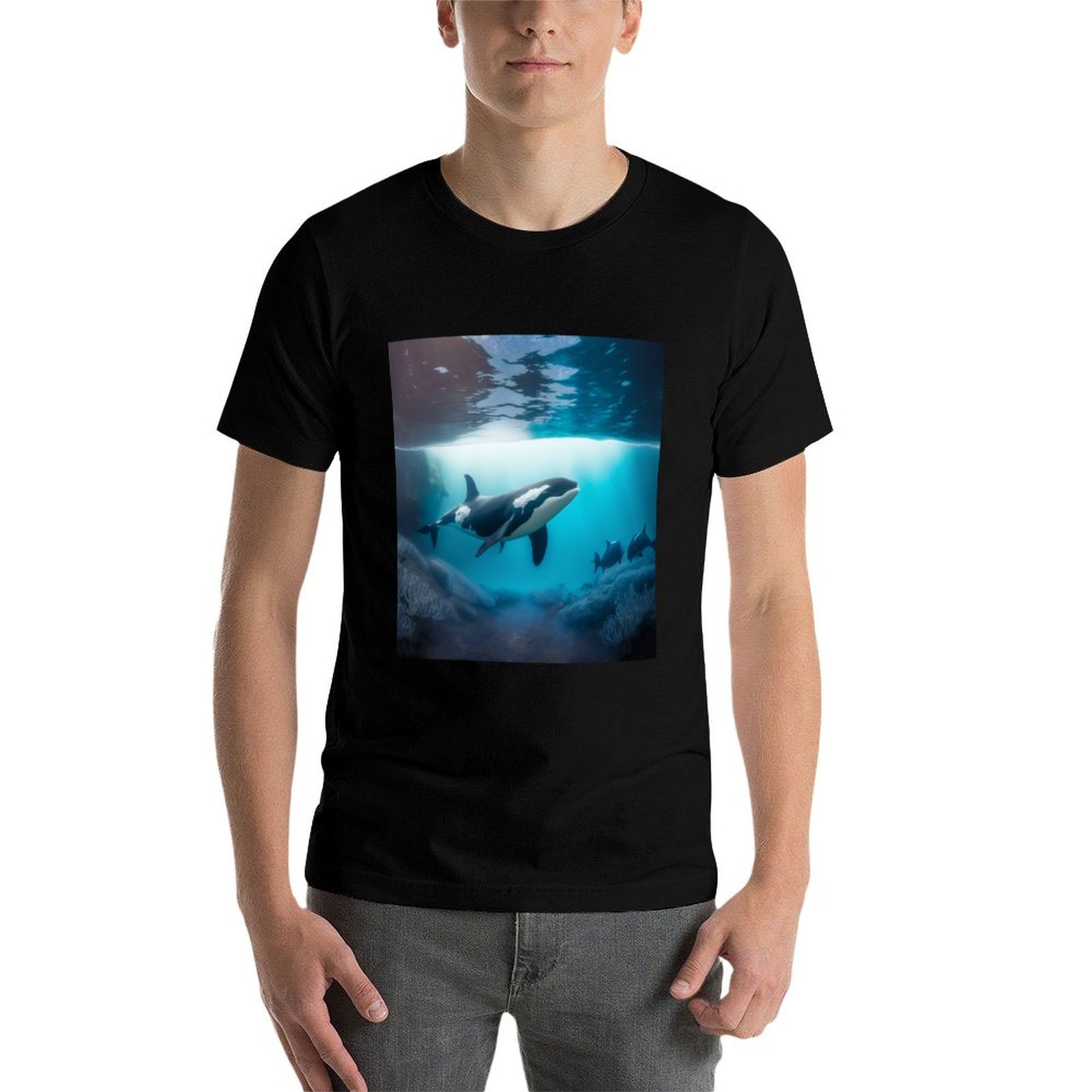 Under Sea Orca T-Shirt Minimal - огляд і ціна Undershirt Crew Neck
