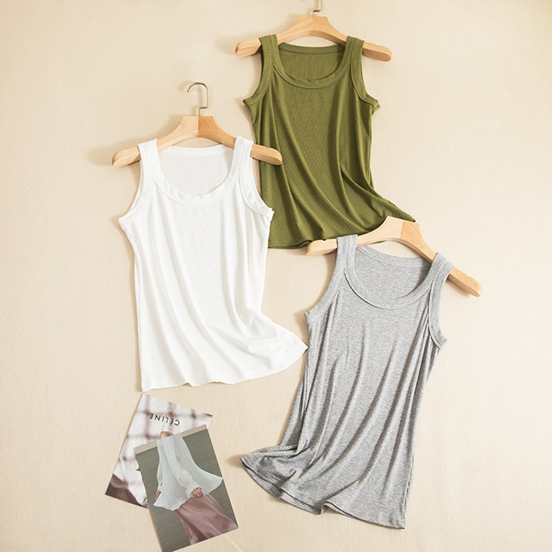 Women Ribbed Tank Top O Neck T - огляд і ціна Tank Top Ribbed