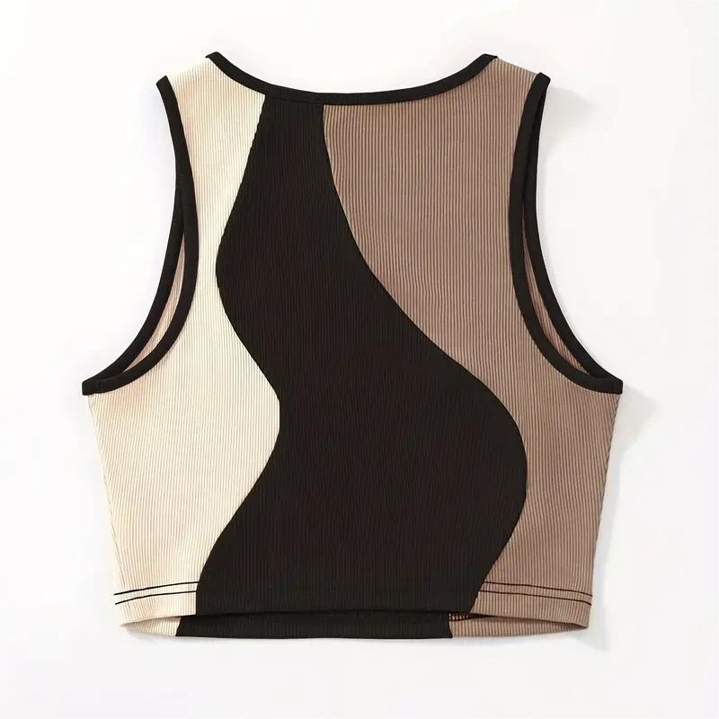 Cross-border women's multi-col - огляд і ціна Tank Top Ribbed