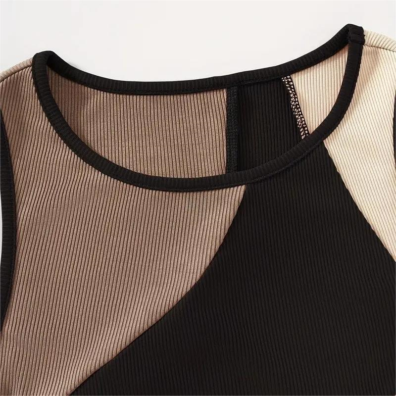 Cross-border women's multi-col - огляд і ціна Tank Top Ribbed