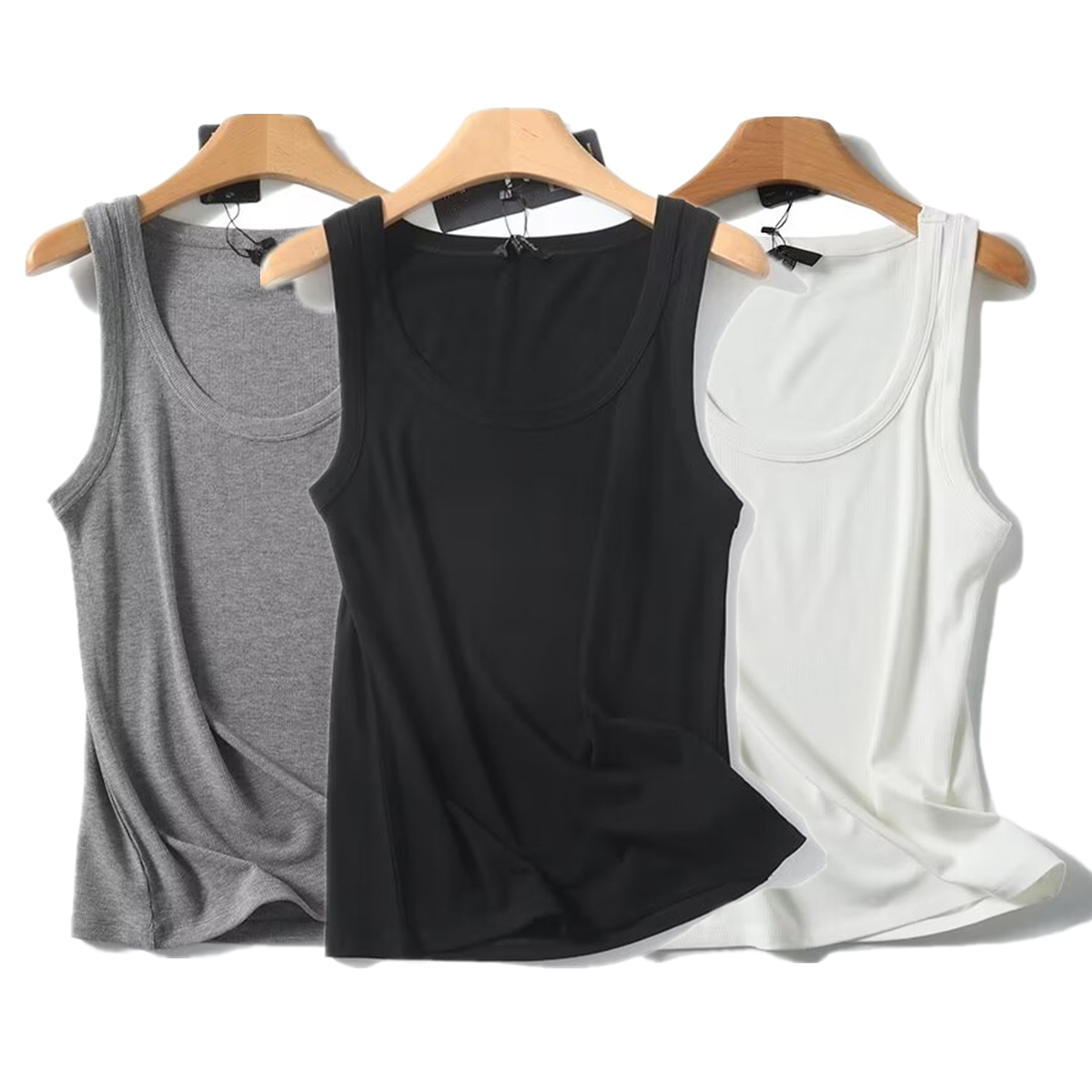 Maxdutti Solid Slim Fit Summer - огляд і ціна Tank Top Ribbed