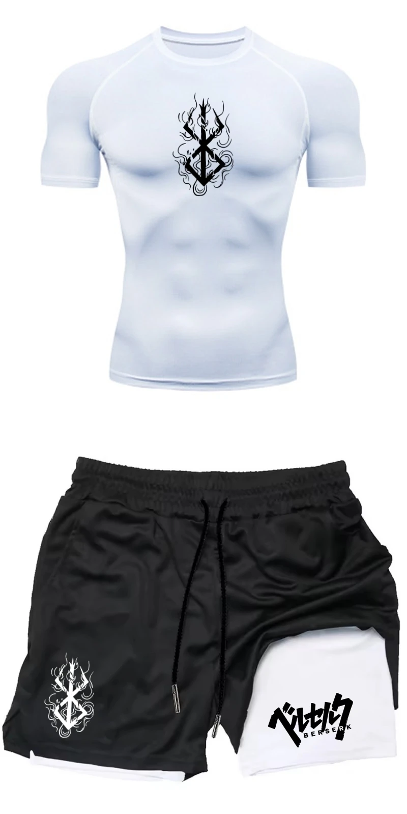 Men's Summer Gym Fitness Train - огляд і ціна Compression Shorts Athletes