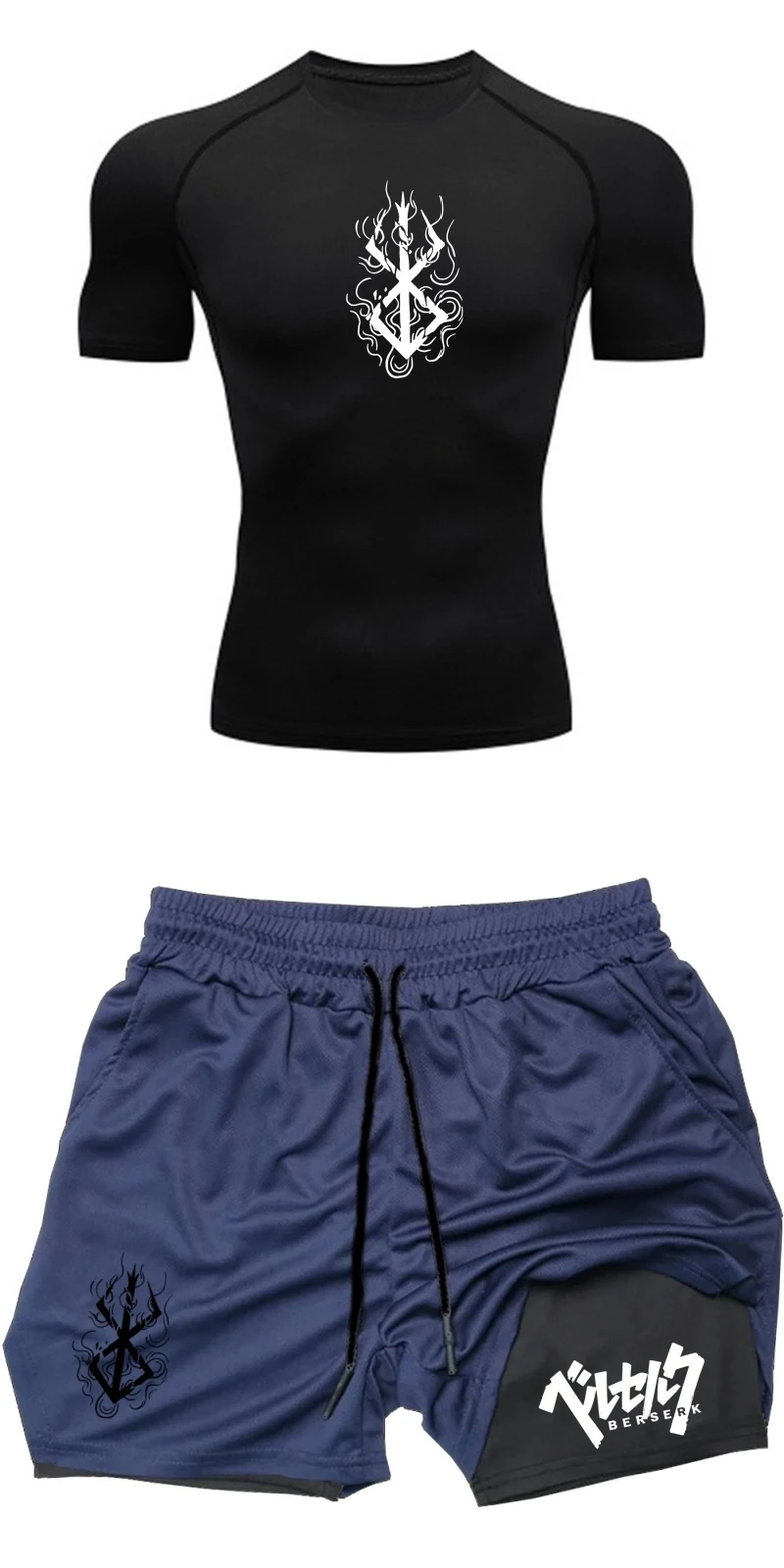 Men's Summer Gym Fitness Train - огляд і ціна Compression Shorts Athletes