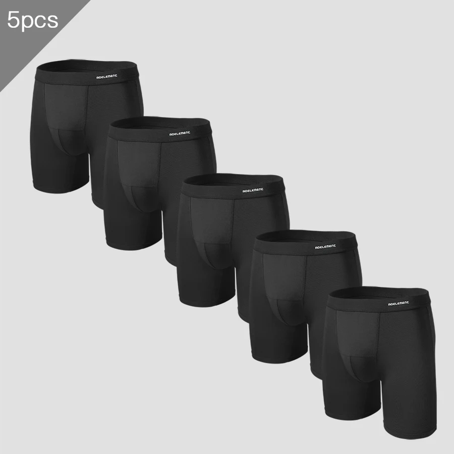 5PCS Men's anti-leg abrasion s - огляд і ціна Boxer Shorts Modal