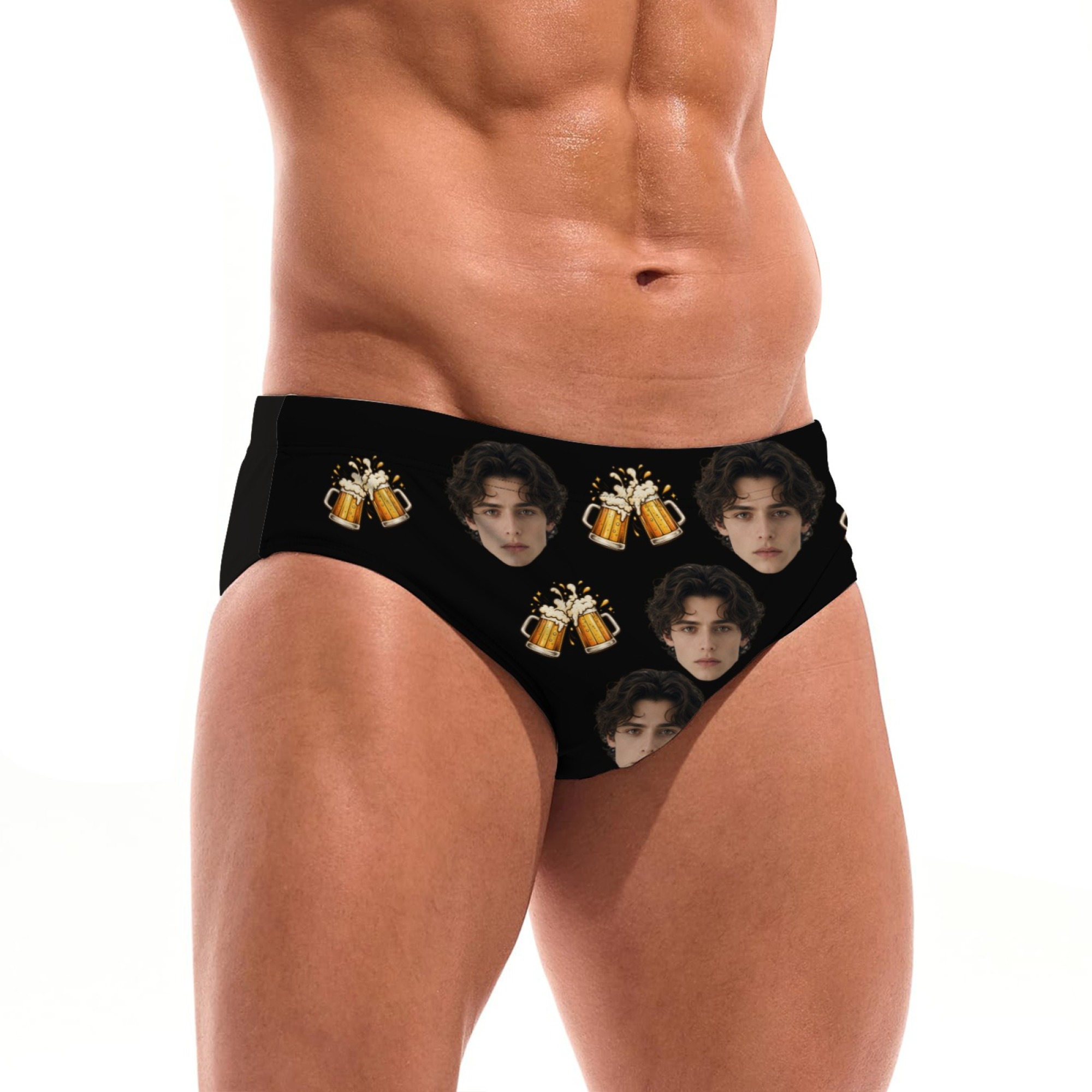 Personalized Face Photo Beer P - огляд і ціна Trunk Breathable Men