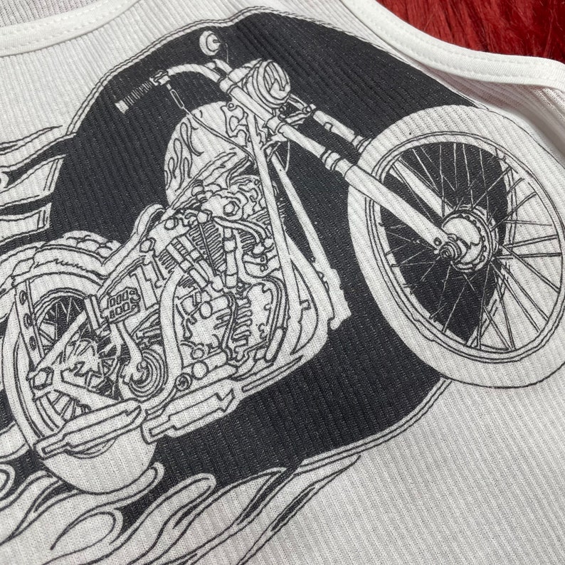 Ribbed Tank with Flamin’ Motor - огляд і ціна Tank Top Ribbed
