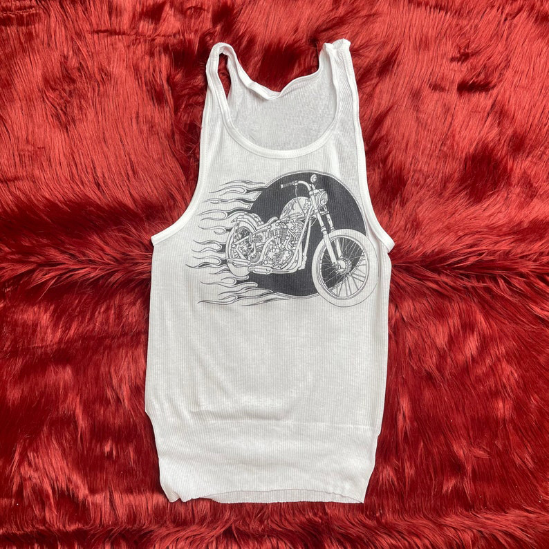 Ribbed Tank with Flamin’ Motor - огляд і ціна Tank Top Ribbed