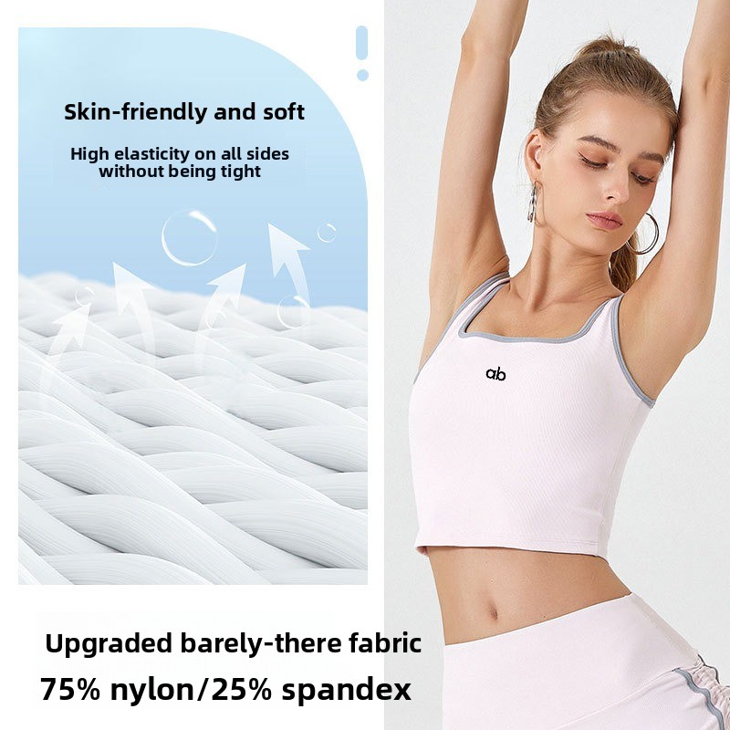 Women Summer Ribbed Yoga Tank  - огляд і ціна Tank Top Ribbed