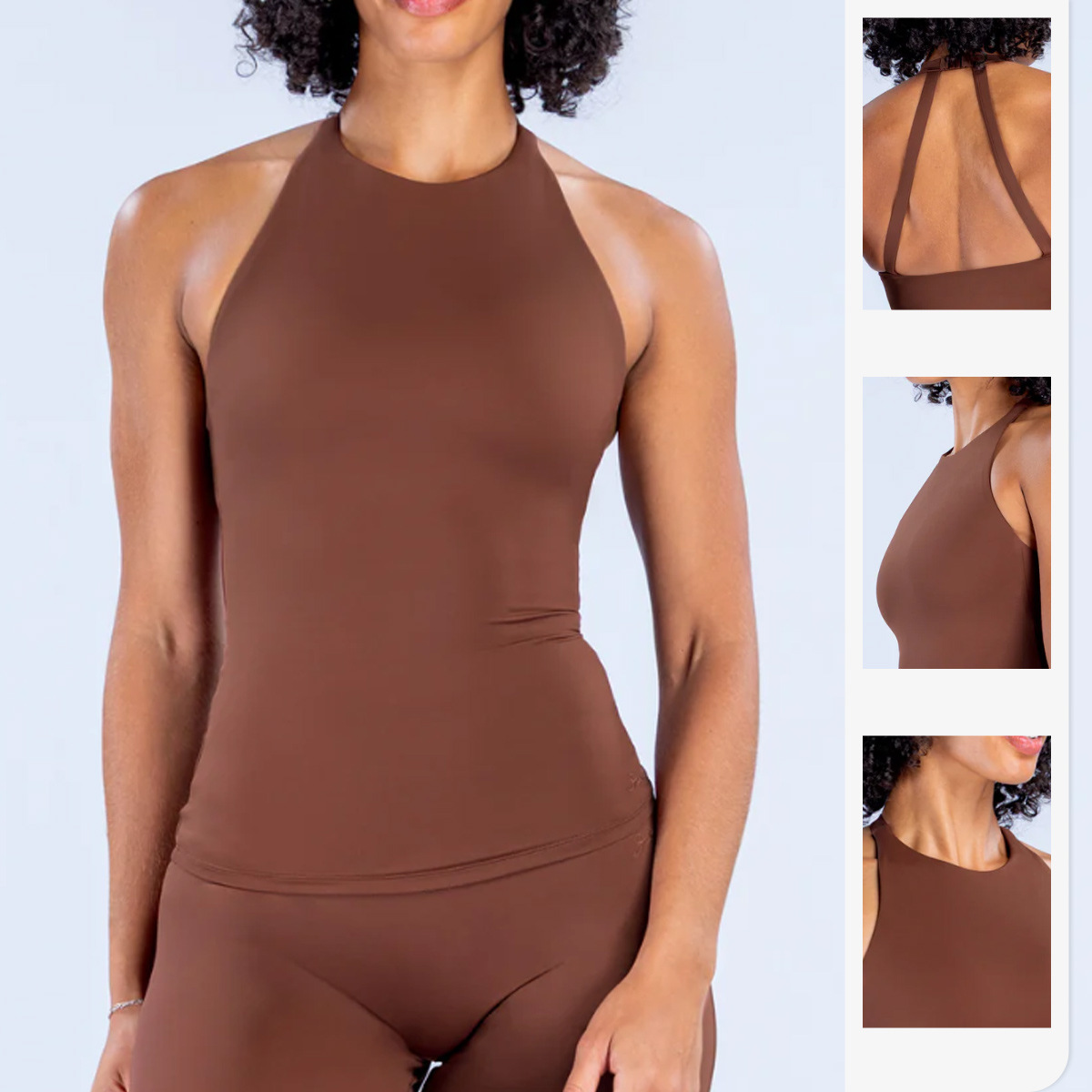 Women Halter Tank Top Built In - огляд і ціна Suspender Tank Top